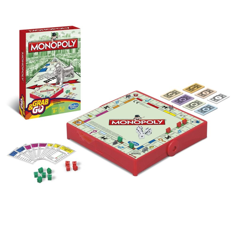 Настольная игра Hasbro Монополия дорожная B1002121 купить,NaN
