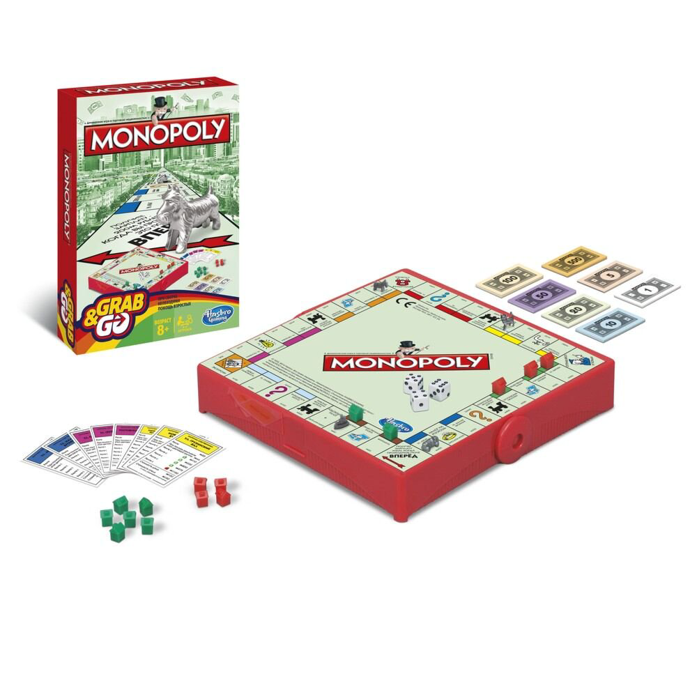 Настольная игра Hasbro Монополия дорожная B1002121 купить,NaN