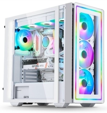 Корпус Segotep Gank360 RGB белый купить,16508