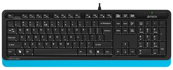 Клавиатура + мышь A4Tech Fstyler F1010 Blue