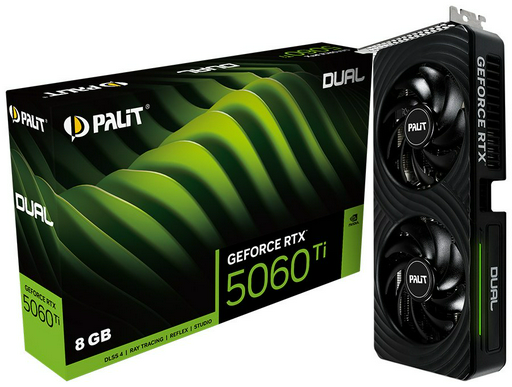 Видеокарта Palit RTX5060Ti DUAL 8G 8 Гб