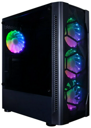 Корпус 1STPLAYER D4-BK-1F5M-3F5S черный