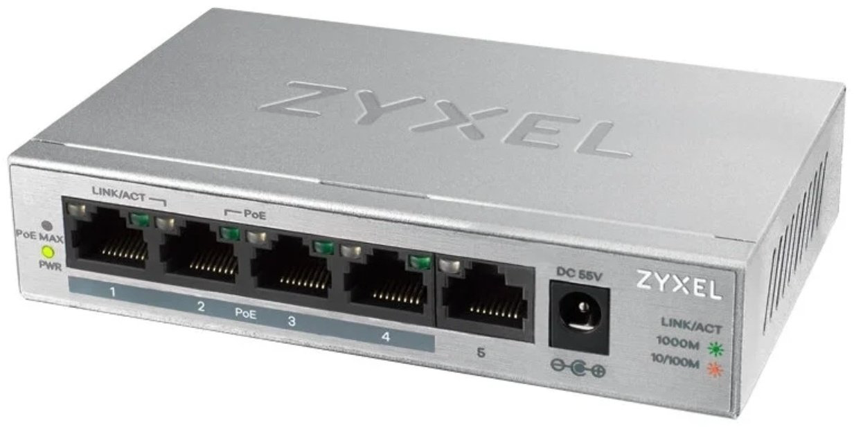 ZyXEL GS1005HP-EU0101F серебристый