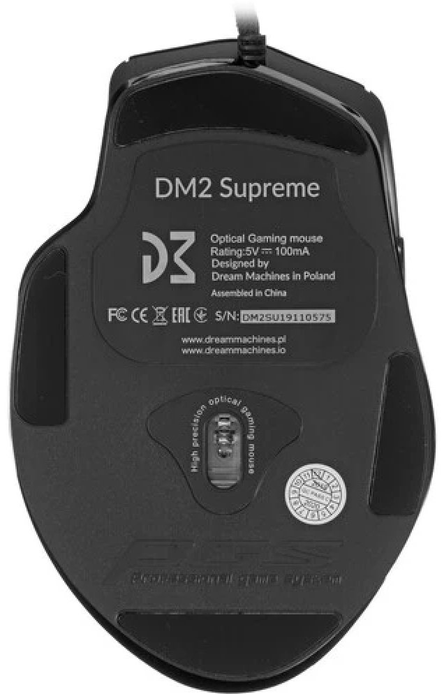 Мышь Dream Machines DM2 Supreme черный купить,NaN