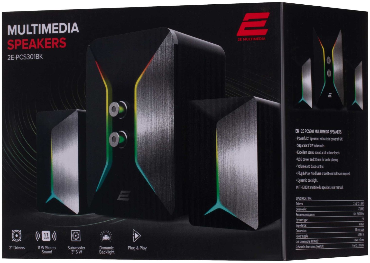 Акустическая система 2E PCS301 RGB