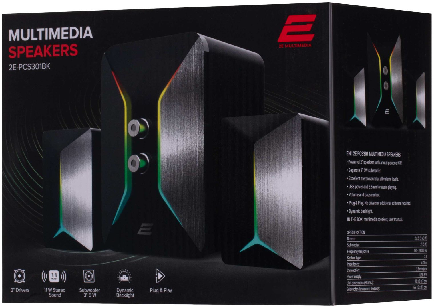 Акустическая система 2E PCS301 RGB купить,12500
