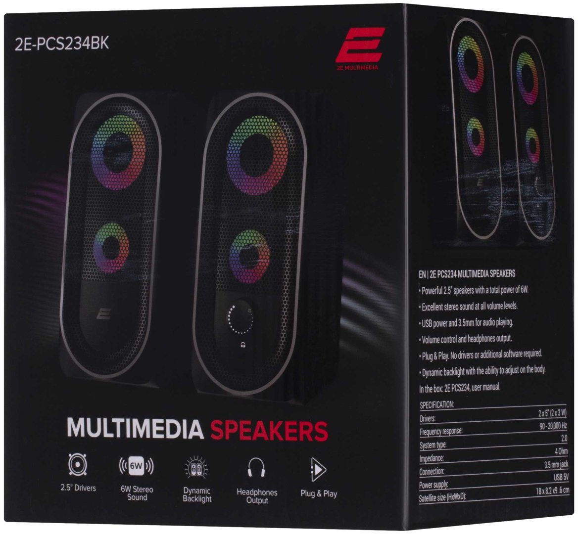 Акустическая система 2E PCS234 RGB купить,NaN