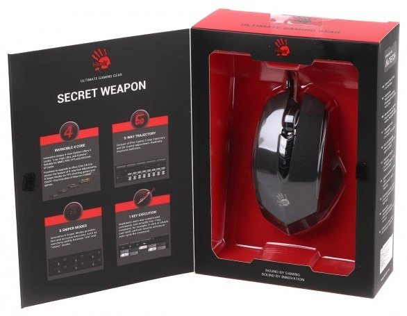 Мышь A4Tech Bloody V8M черный купить,10761