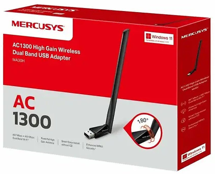 Wi-Fi адаптер Mercusys Mercusys MA30H купить,NaN