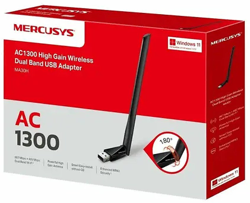 Wi-Fi адаптер Mercusys Mercusys MA30H купить,NaN