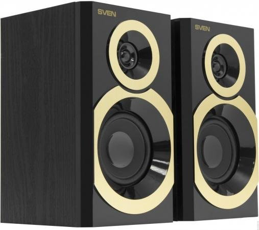 Компьютерные колонки SVEN SPS-619 черный-золотистый - ForteMarket Компьютерные колонки SVEN SPS-619 черный-золотистый купить,22990
