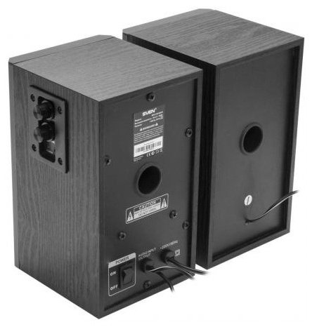Компьютерные колонки SVEN SPS-619 черный-золотистый