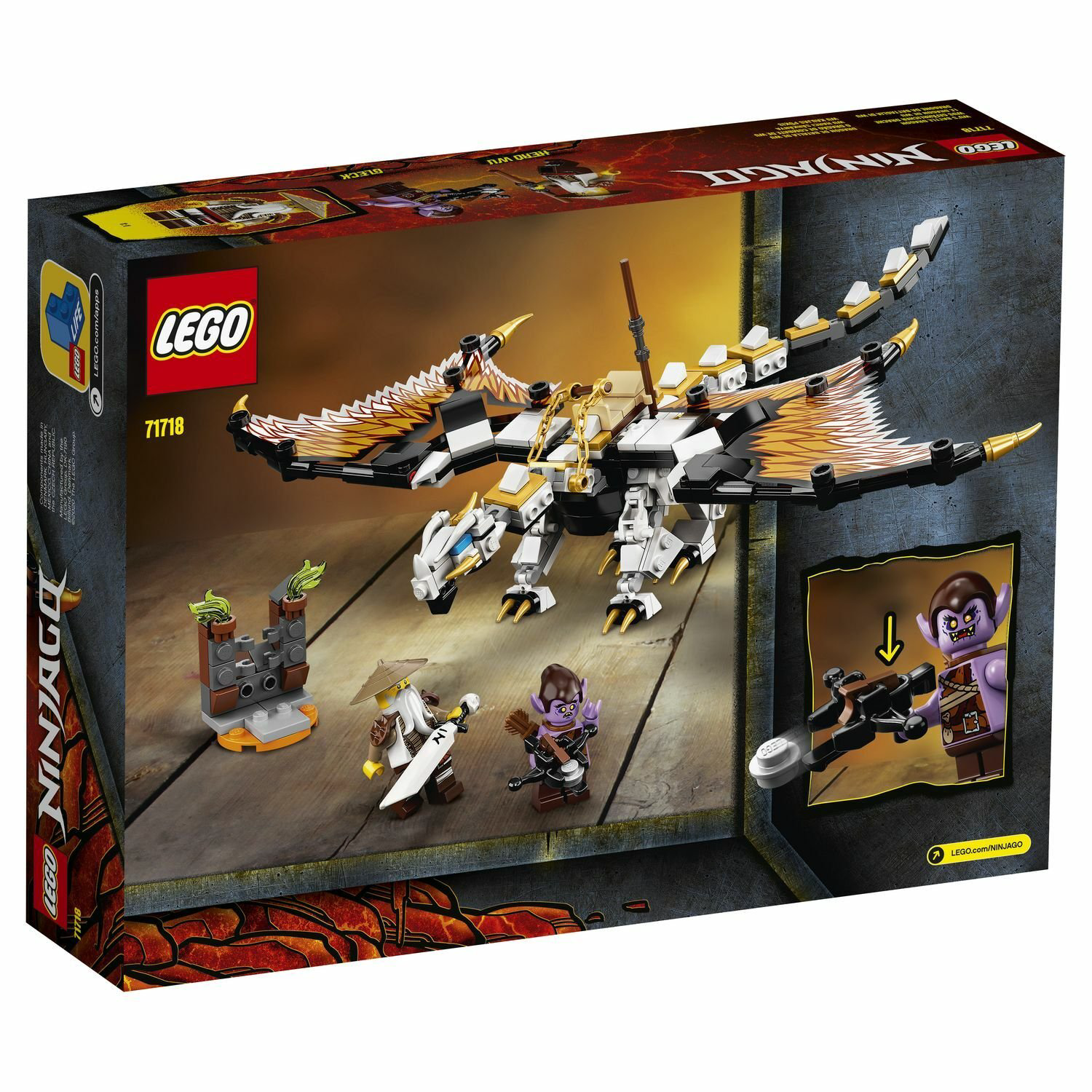 Конструктор Lego Ninjago Боевой дракон Мастера Ву 71718 купить,NaN