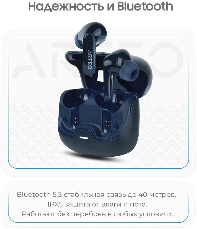 Наушники Arteo NeoSound PRO Blue купить,NaN