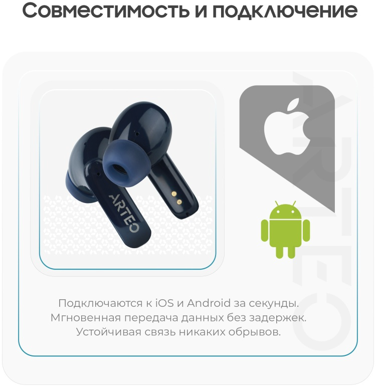 Наушники Arteo NeoSound PRO Blue купить,NaN