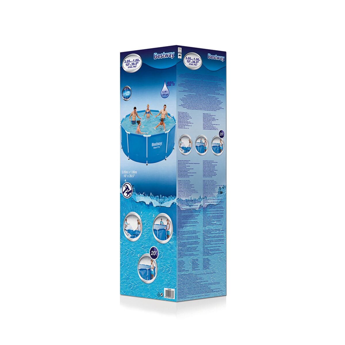 Бассейн каркасный Bestway Steel Pro 15327 - ForteMarket Бассейн каркасный Bestway Steel Pro 15327 купить,0