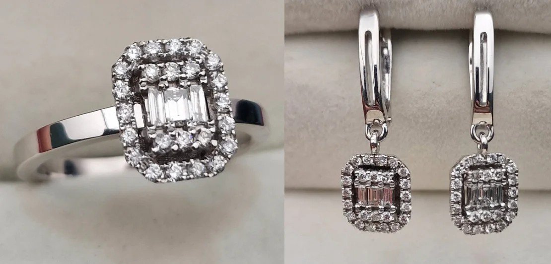 Комплект Deimantas 106799088 16,5р 0,41ct 0,81ct. купить,NaN