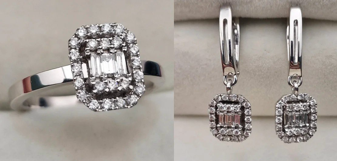 Комплект Deimantas 106799088 16,5р 0,41ct 0,81ct. купить,NaN