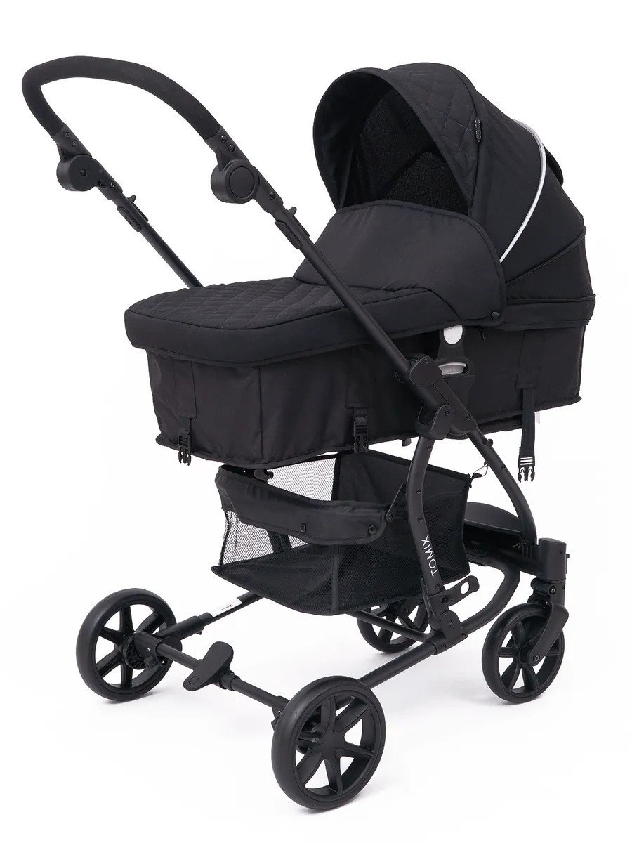Коляска трансформер Tomix 3в1 Bloom Black купить,NaN