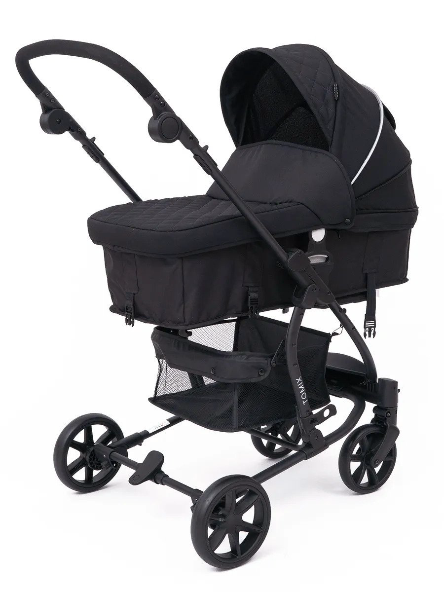 Коляска трансформер Tomix 3в1 Bloom Black купить,NaN