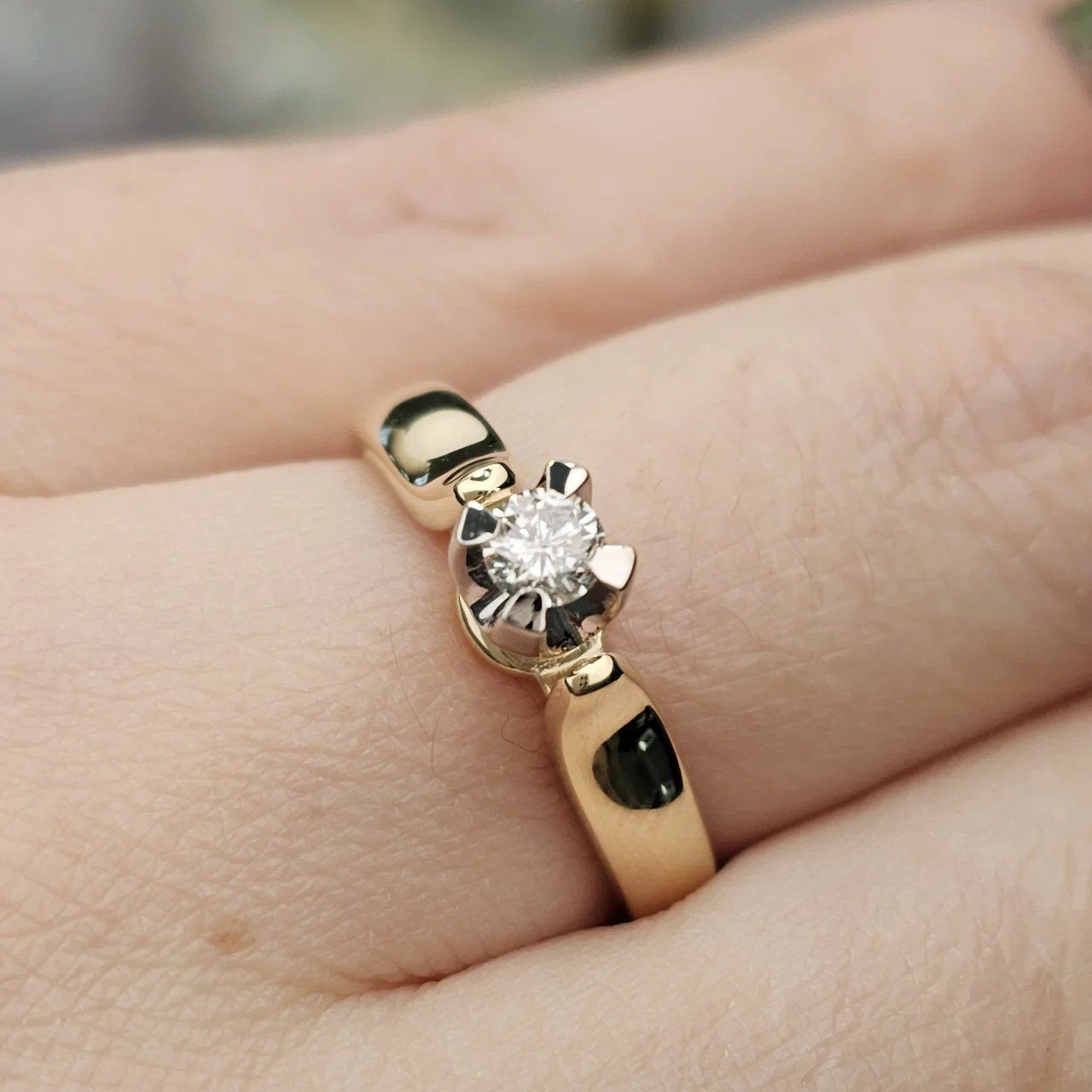 Кольцо Deimantas 106931378 17.5р 2,91гр 0,18ct. купить,NaN