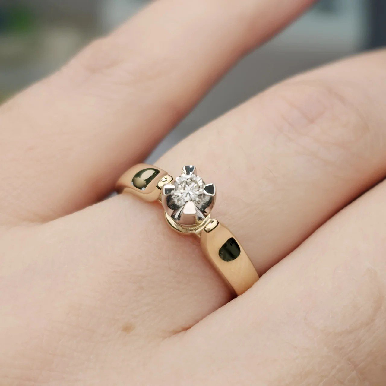 Кольцо Deimantas 106931378 17.5р 2,91гр 0,18ct. купить,NaN