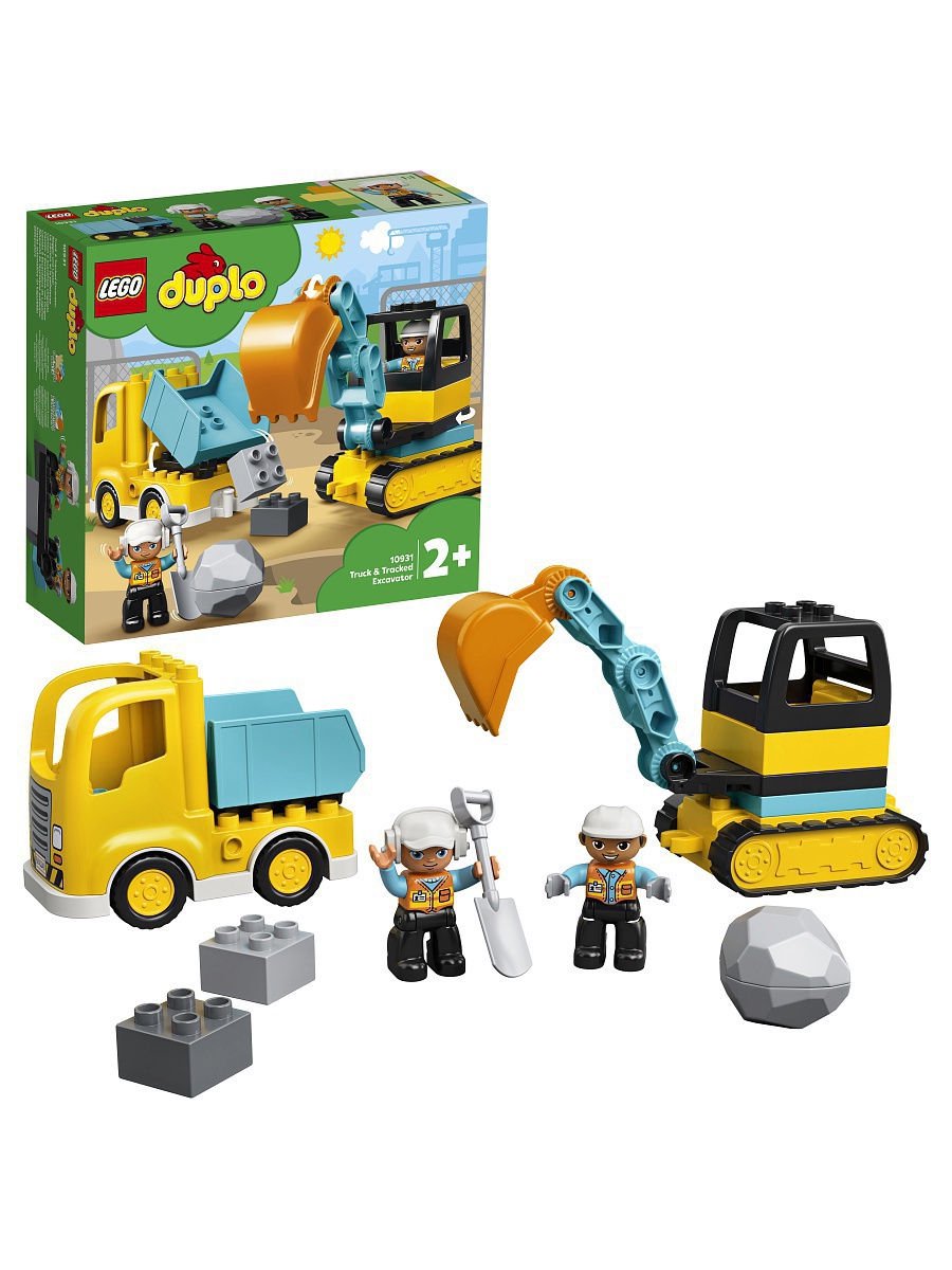 Конструктор Lego Грузовик и гусеничный экскаватор Duplo 10931