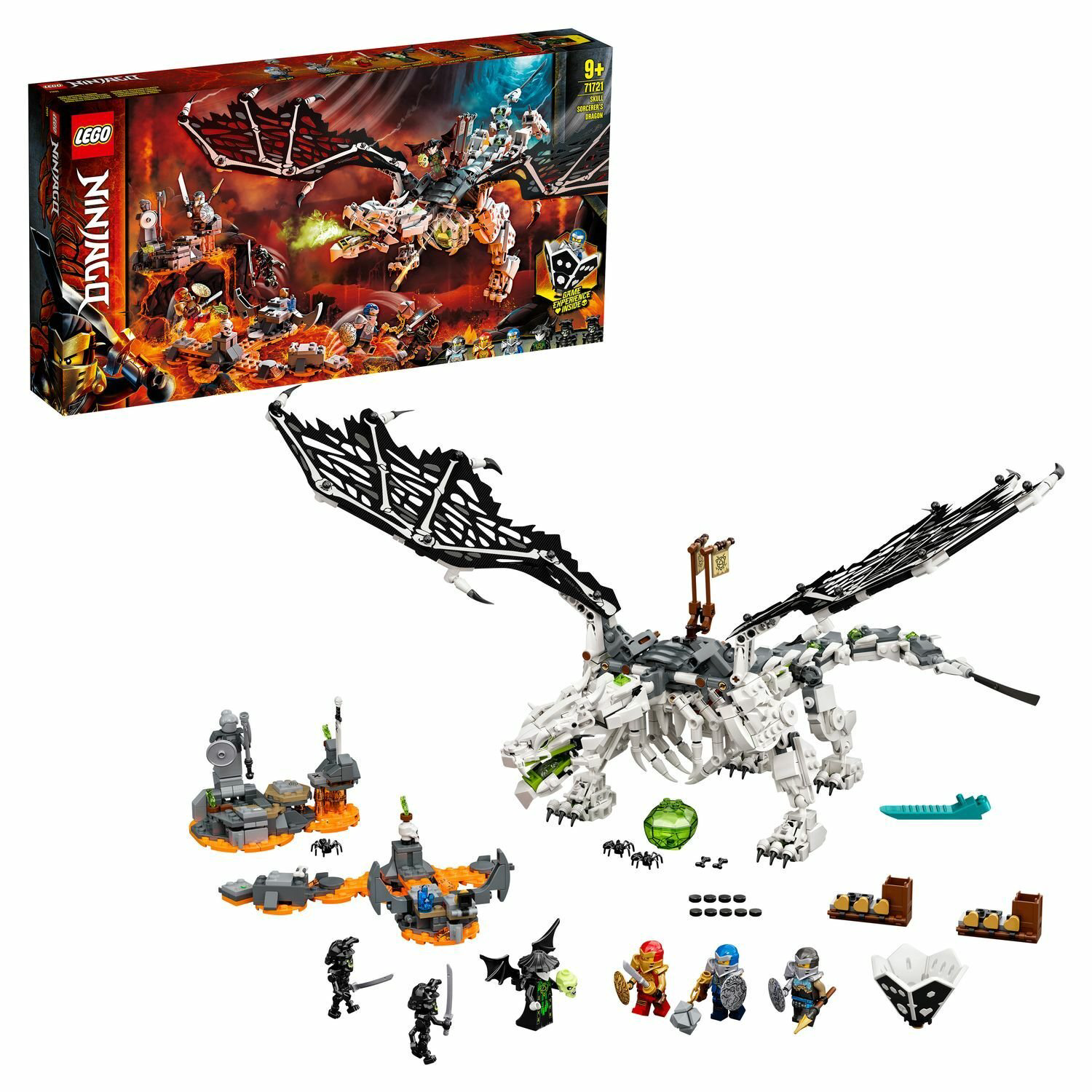 Конструктор Lego Дракон чародея-скелета Ninjago 71721 купить,NaN