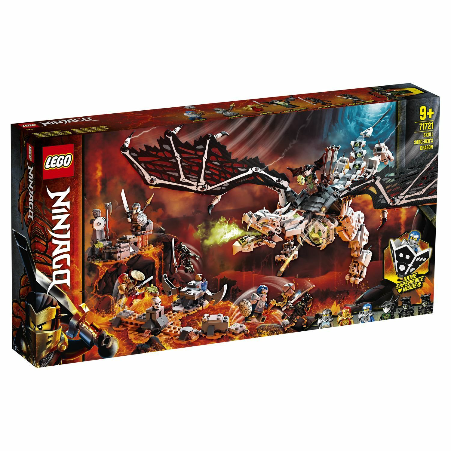 Конструктор Lego Дракон чародея-скелета Ninjago 71721 купить,NaN