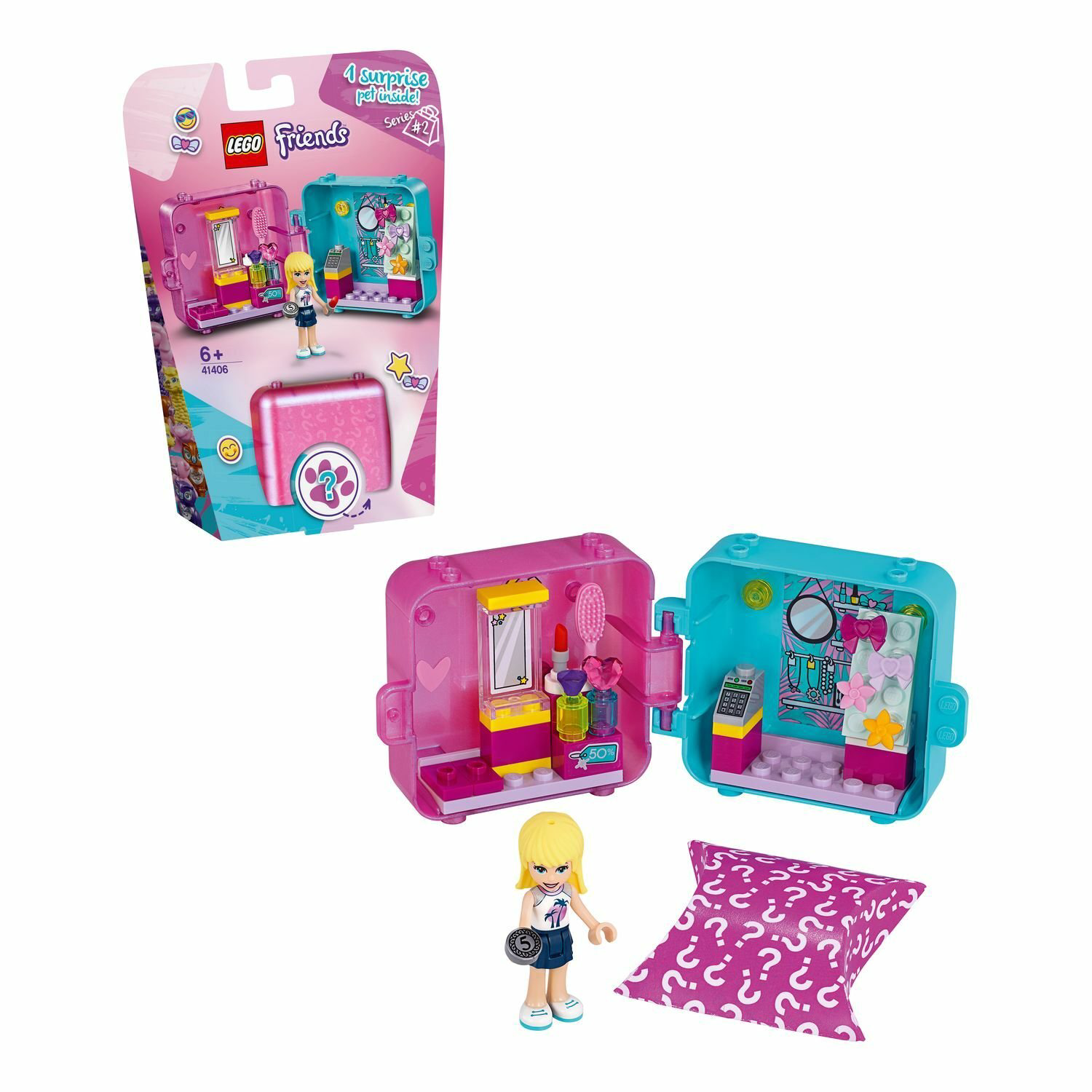 Конструктор Lego Игровая шкатулка Покупки Стефани Friends 41406 купить,NaN