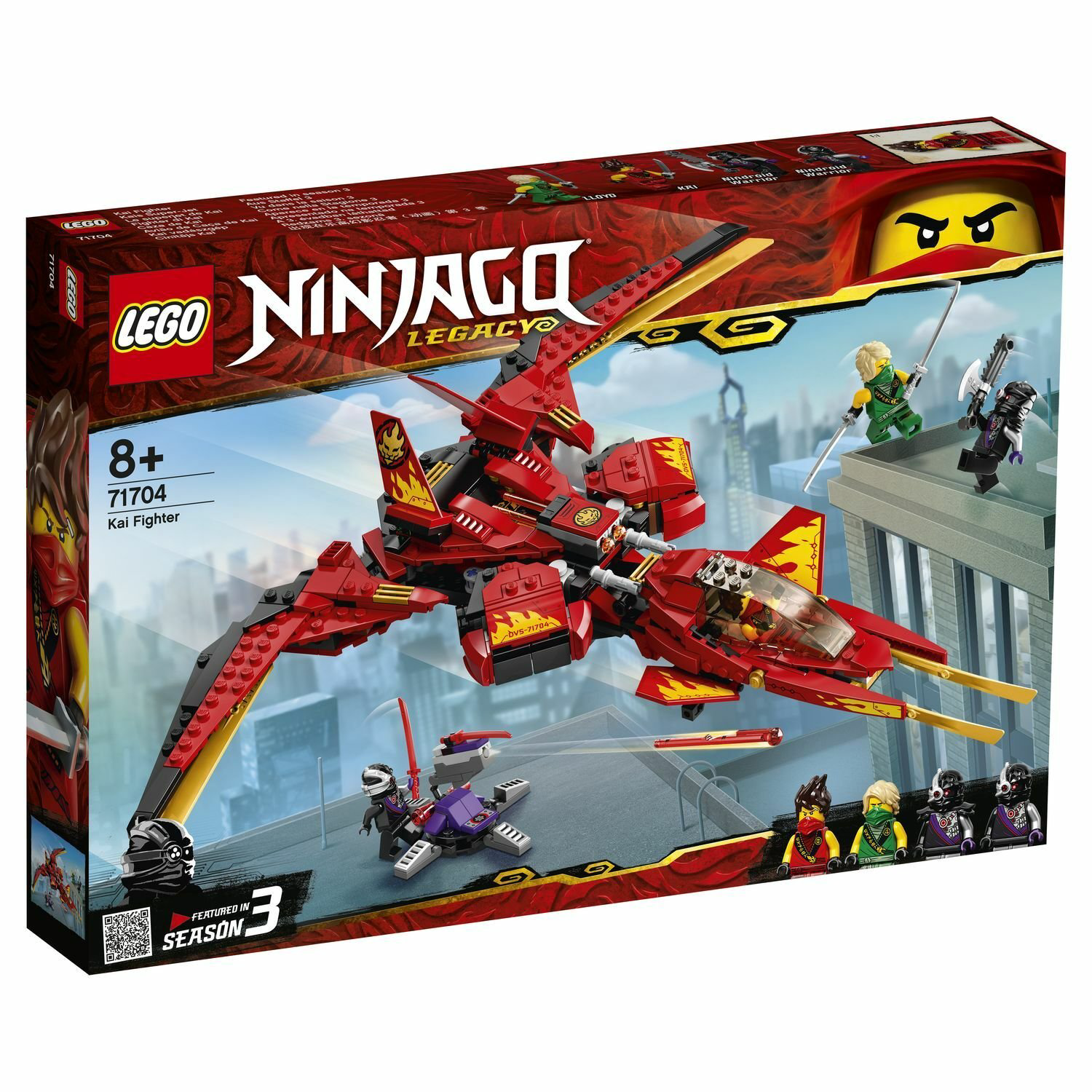 Конструктор Lego Истребитель Кая Ninjago 71704 купить,NaN