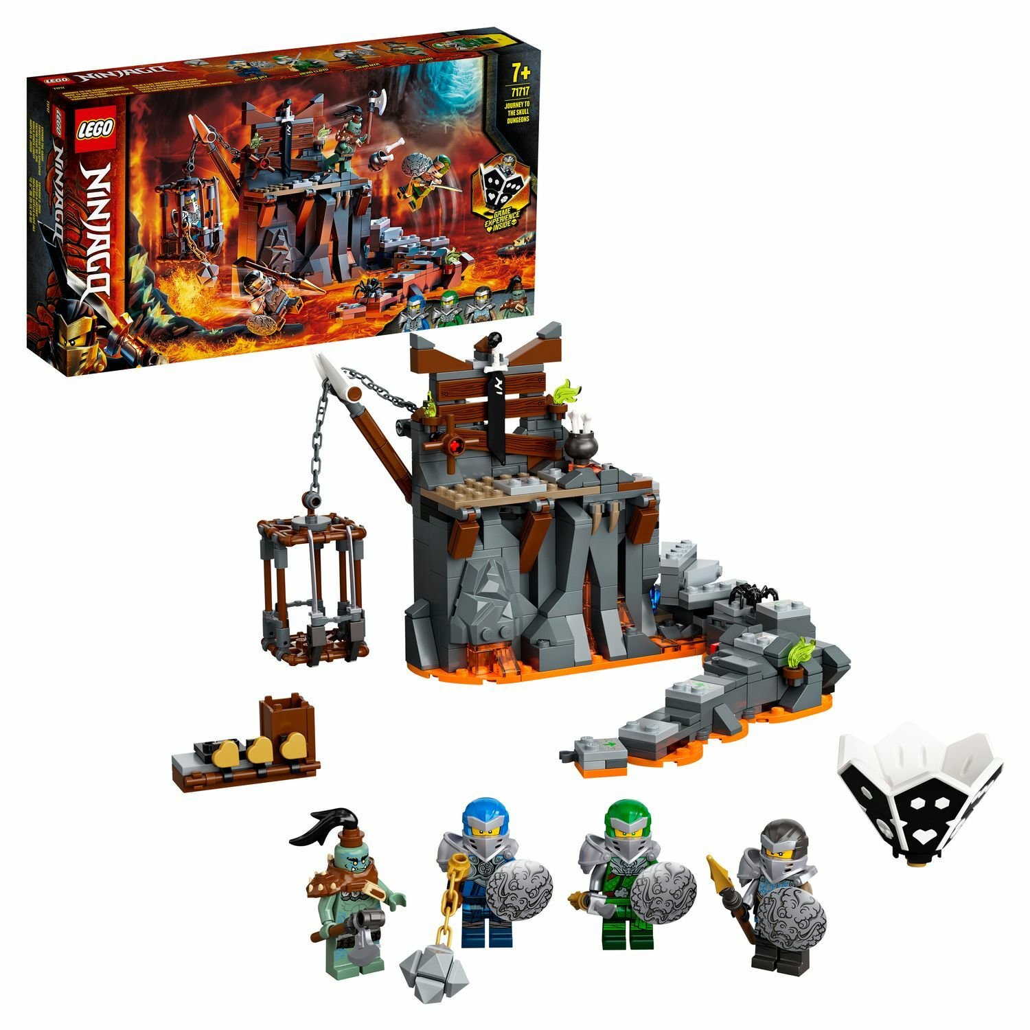 Конструктор Lego Путешествие в Подземелье черепа Ninjago 71717 купить,NaN