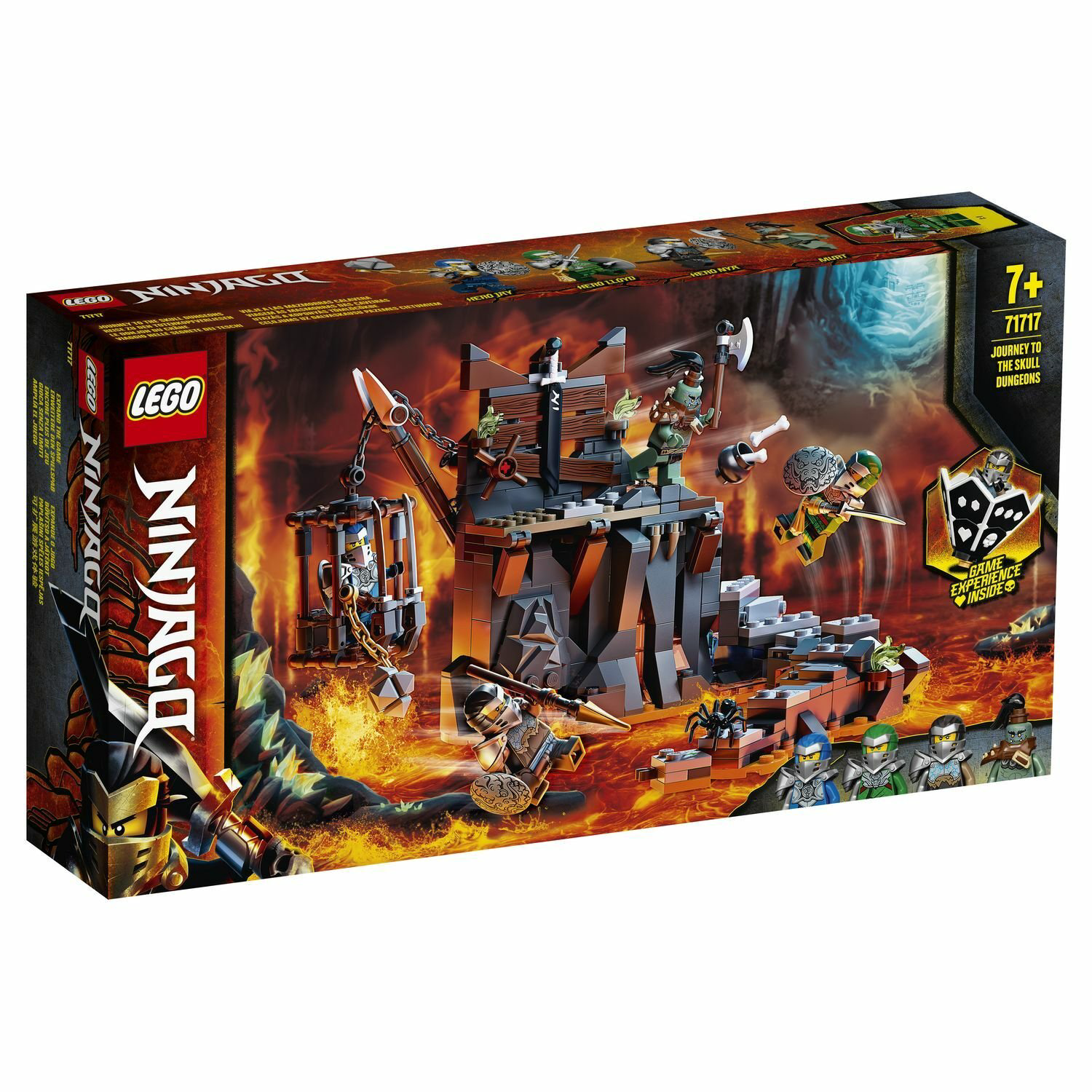 Конструктор Lego Путешествие в Подземелье черепа Ninjago 71717 купить,NaN