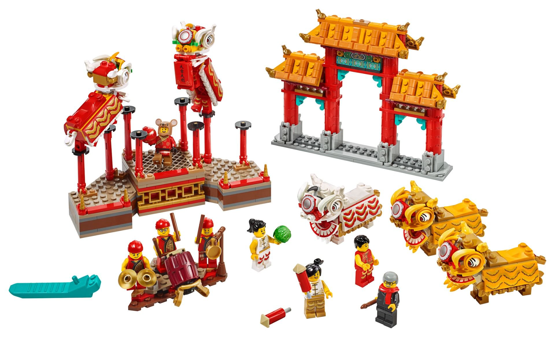 Конструктор Lego Танец льва Chinese Festivals 80104 купить,NaN