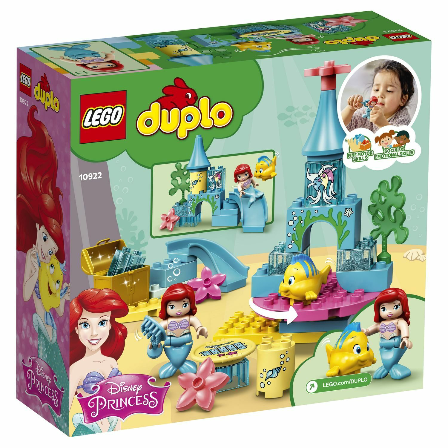 Конструктор Lego Подводный замок Ариэль Duplo 10922 купить,NaN