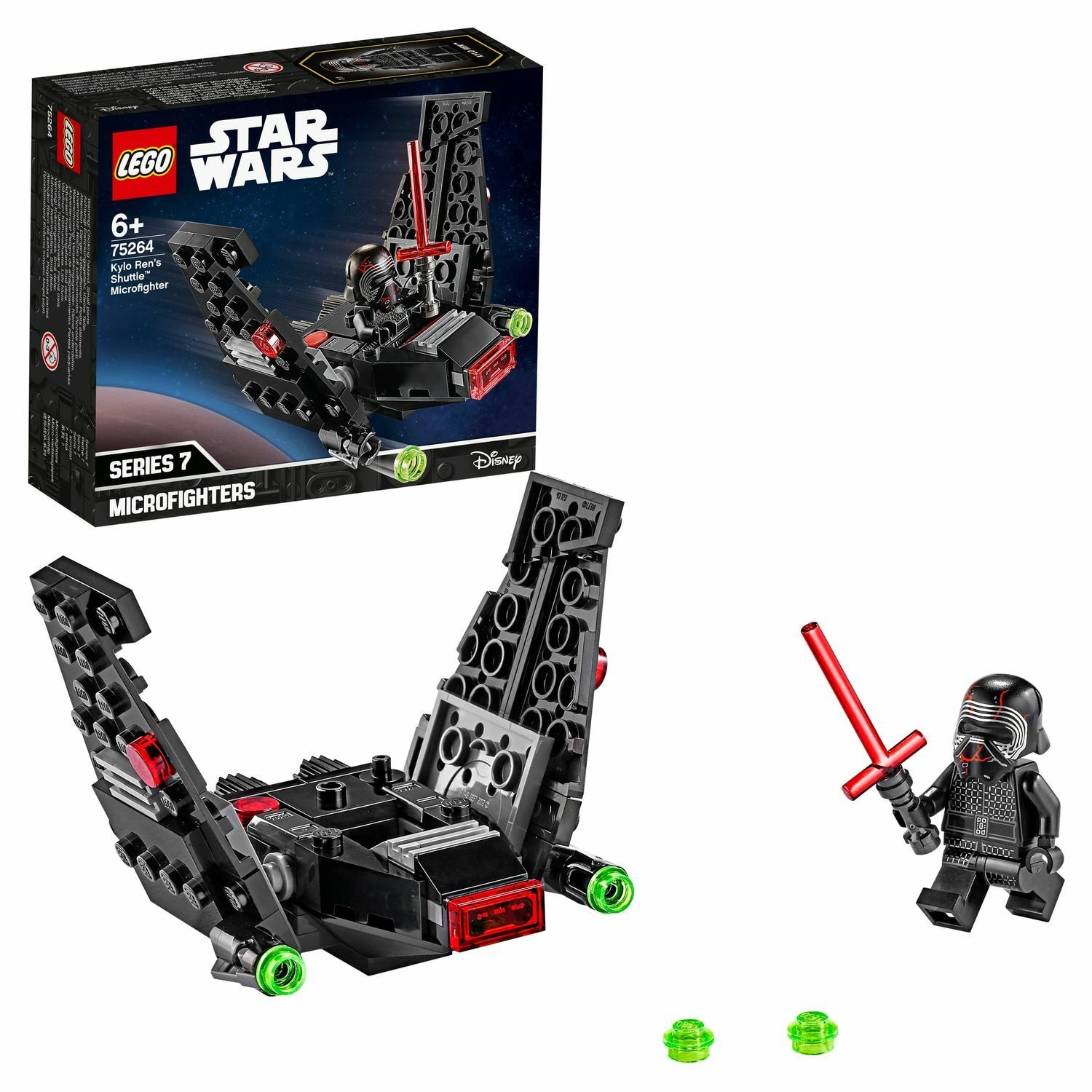 Конструктор Lego Микрофайтеры шаттл Кайло Рена Star Wars 75264 купить,NaN