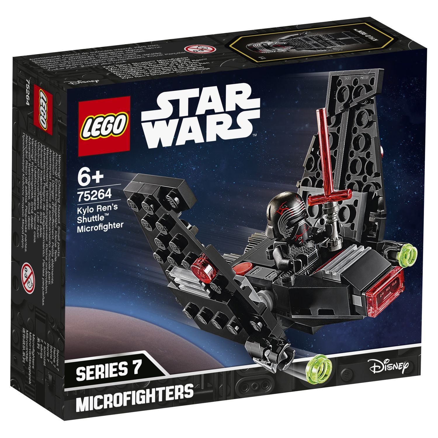 Конструктор Lego Микрофайтеры шаттл Кайло Рена Star Wars 75264 купить,NaN
