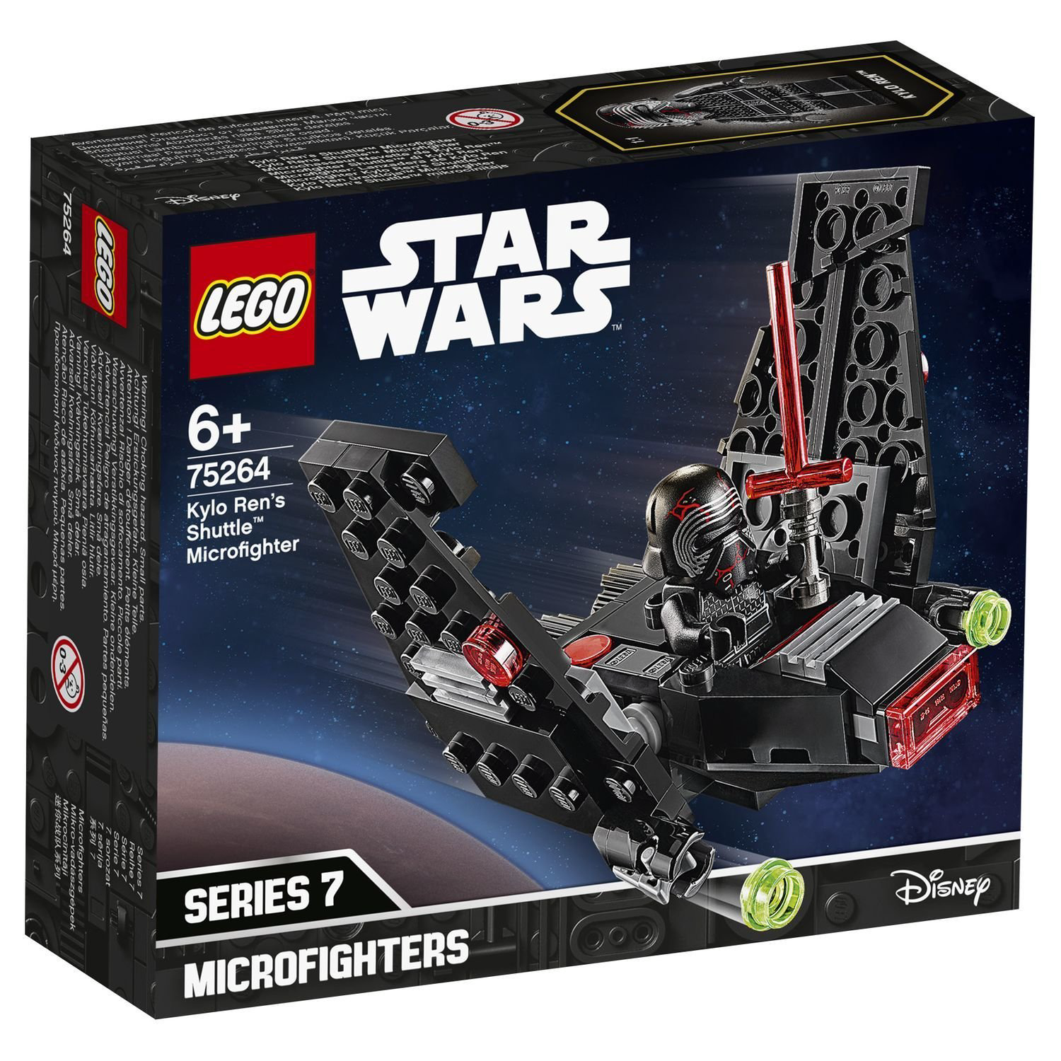 Конструктор Lego Микрофайтеры шаттл Кайло Рена Star Wars 75264 купить,NaN