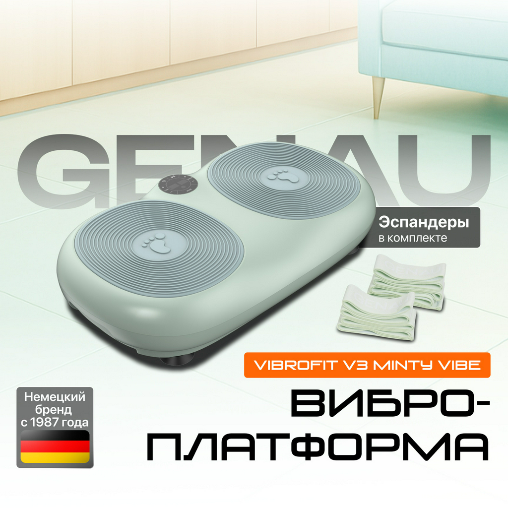 Виброплатформа Genau VibroFit V3 Vibe мятная