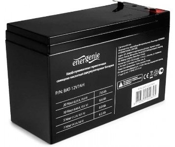 Аккумулятор Energenie BAT-12V7AH черный купить,NaN