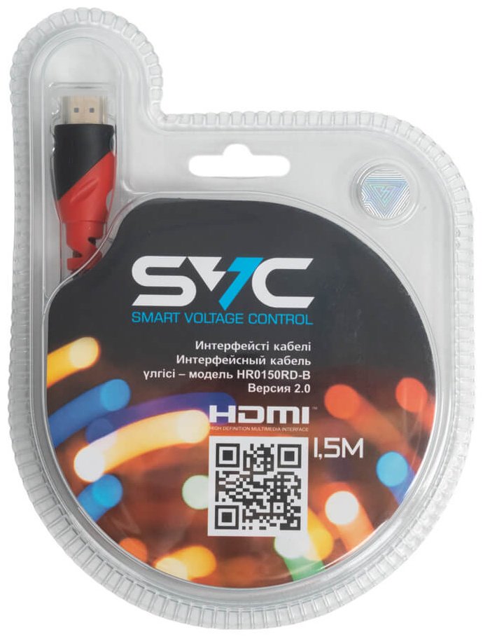 Кабель SVC HDMI - HDMI 1.5 м купить,NaN