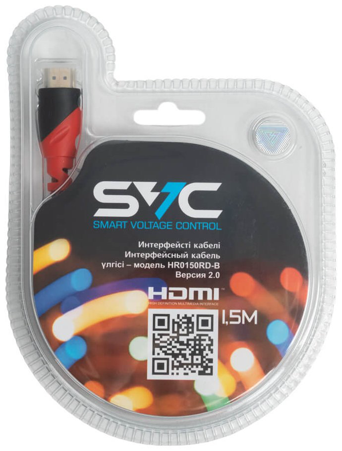 Кабель SVC HDMI - HDMI 1.5 м купить,NaN