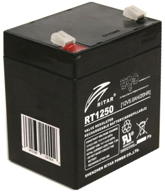 Аккумулятор Ritar Power RT1250 черный