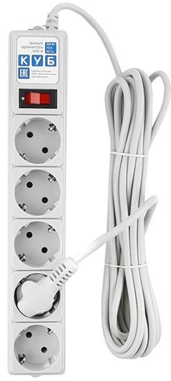 Сетевой фильтр Power Cube SPG-B-15 5 м купить,NaN