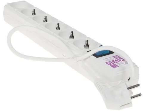 Сетевой фильтр Power Cube SPG(5+1)-16B-0.5M White 0.5 м купить,NaN