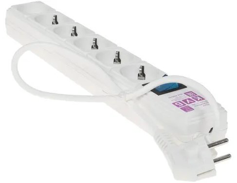 Сетевой фильтр Power Cube SPG(5+1)-16B-0.5M White 0.5 м купить,NaN