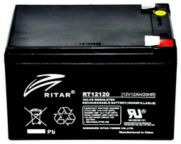 Аккумулятор Ritar Power RT12120 черный