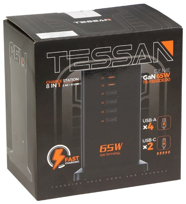 Сетевой фильтр Tessan TS-FS02DE00 1.8 м купить,20990