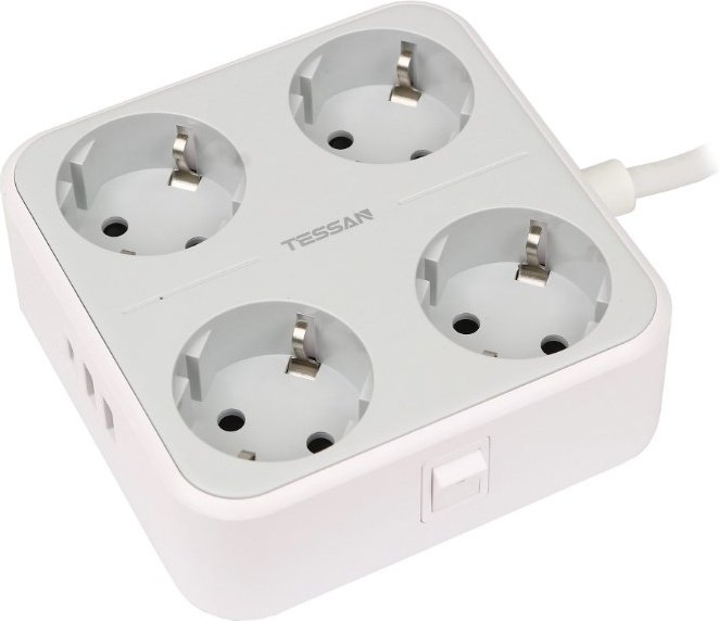 Сетевой фильтр Tessan TS-302-C 2 м купить,NaN