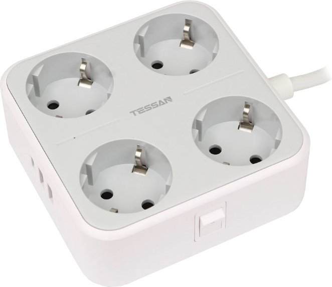 Сетевой фильтр Tessan TS-302-C 2 м купить,NaN
